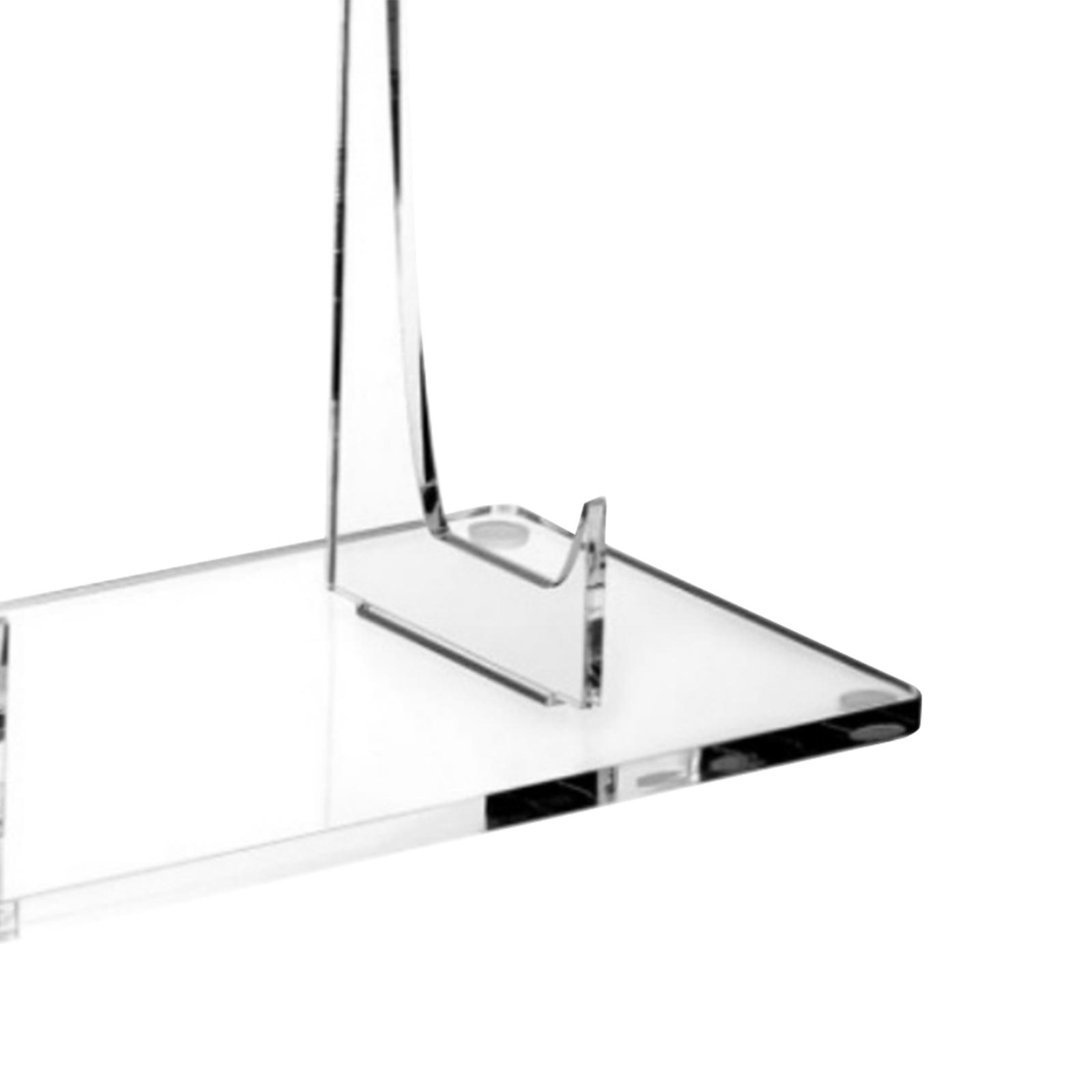 Clear Acrylic Book Stand Holder - Acryl-Displayständer, transparenter Plattenhalter, Staffelei für Kunstplaketten,