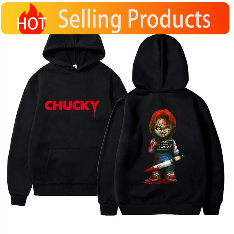 Movies - Horrorfilm Chucky Hoodies Harajuku Hip Hop