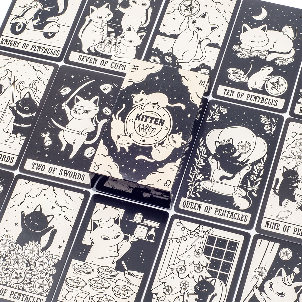 Kitten Tarot-Kartenspiel, 78 K – Tarot Deck With Guidebook Bewertung und Preis