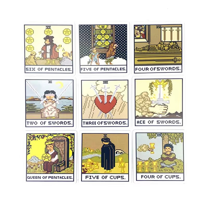 8-Bit Fantasy Tarot Deck Karte – Tarot Deck With Guidebook Bewertung und Preis