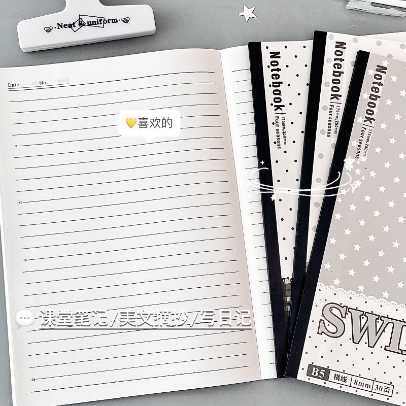 4er-Pack Schwarz-Weiß Engel B5 – Blank Sheet Music Notebook Bewertung und Preis