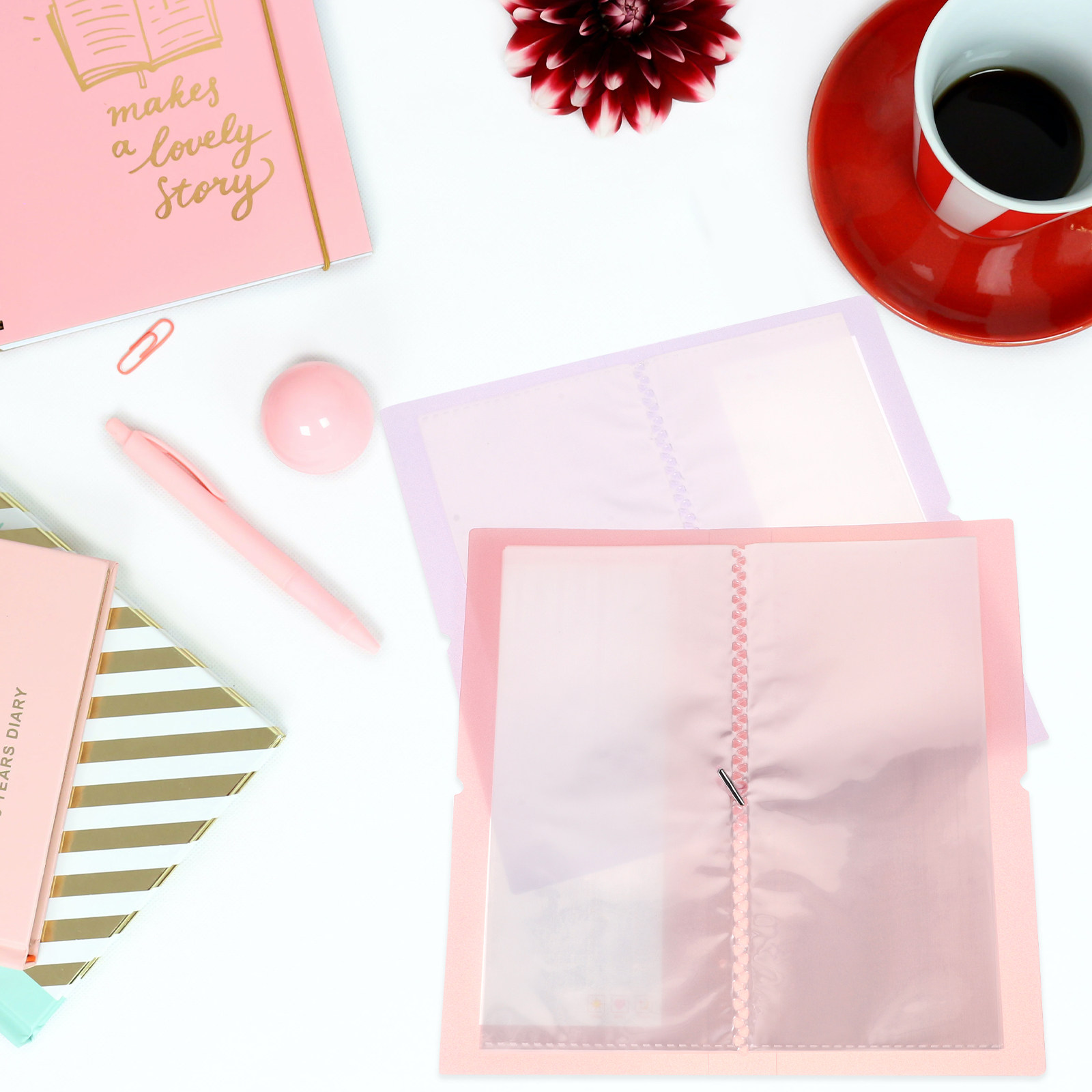 2 Stück Transparentes Aufbewah – Stationery Books Bewertung und Preis