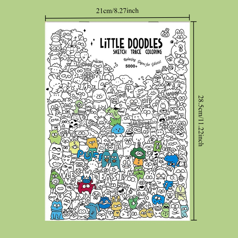 16 Seiten, kleines Malbuch für – Adult Coloring Book Stress Relief Bewertung und Preis