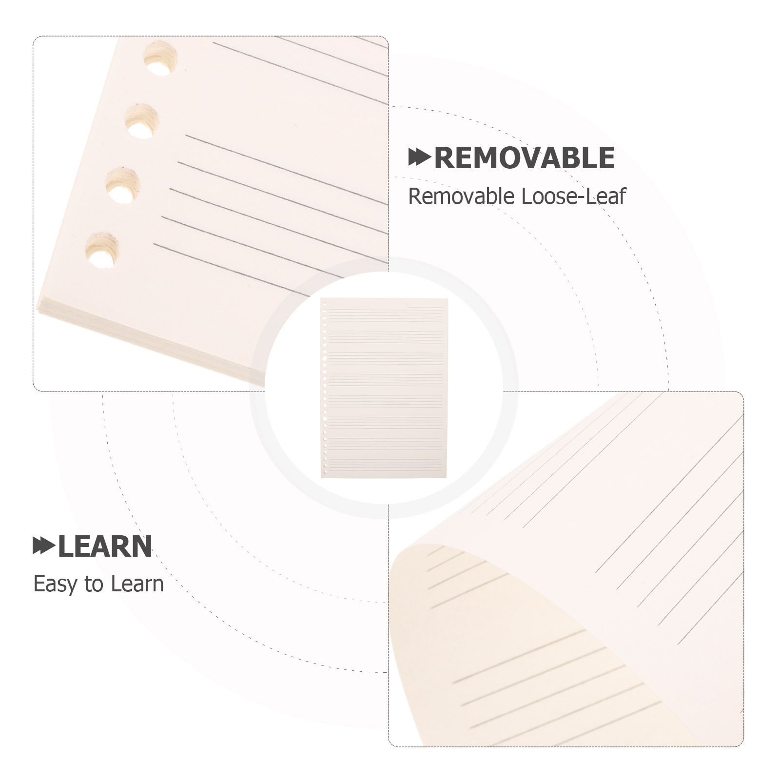 3 Stück kompaktes, abnehmbares – Blank Sheet Music Notebook Bewertung und Preis
