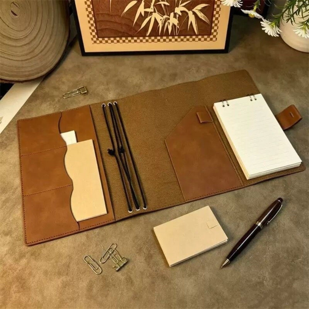 Nachfüllbarer Notizbuch-Organi – Vintage Leather Journal Notebook Bewertung und Preis
