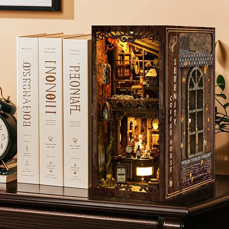 Serenity Coffee House Bücherre – Diy Wooden Book Nook Kit Shelf Insert Bewertung und Preis
